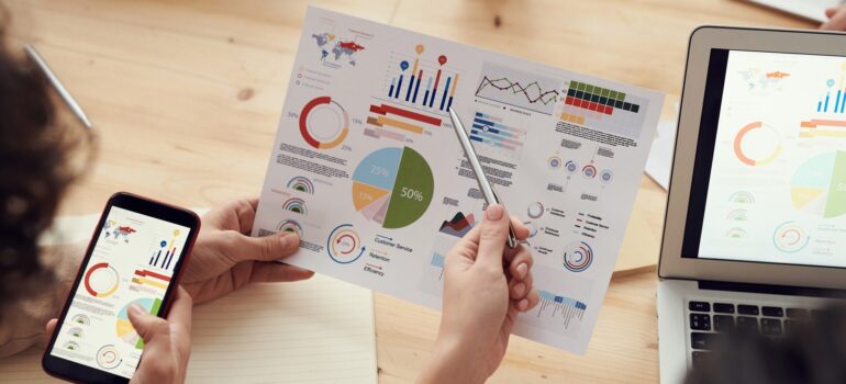 People working on data-driven decisions boost customer service.