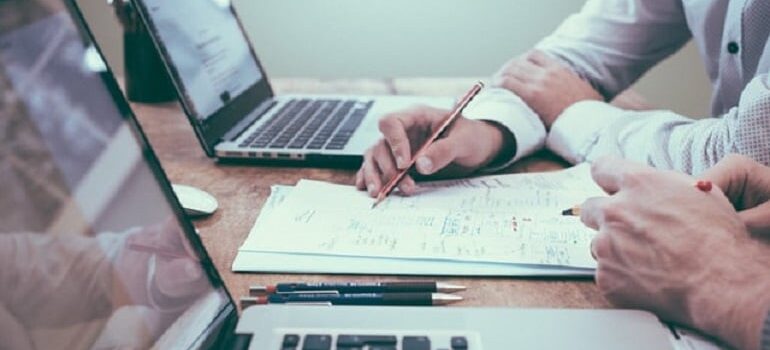 A person mentoring a new employee