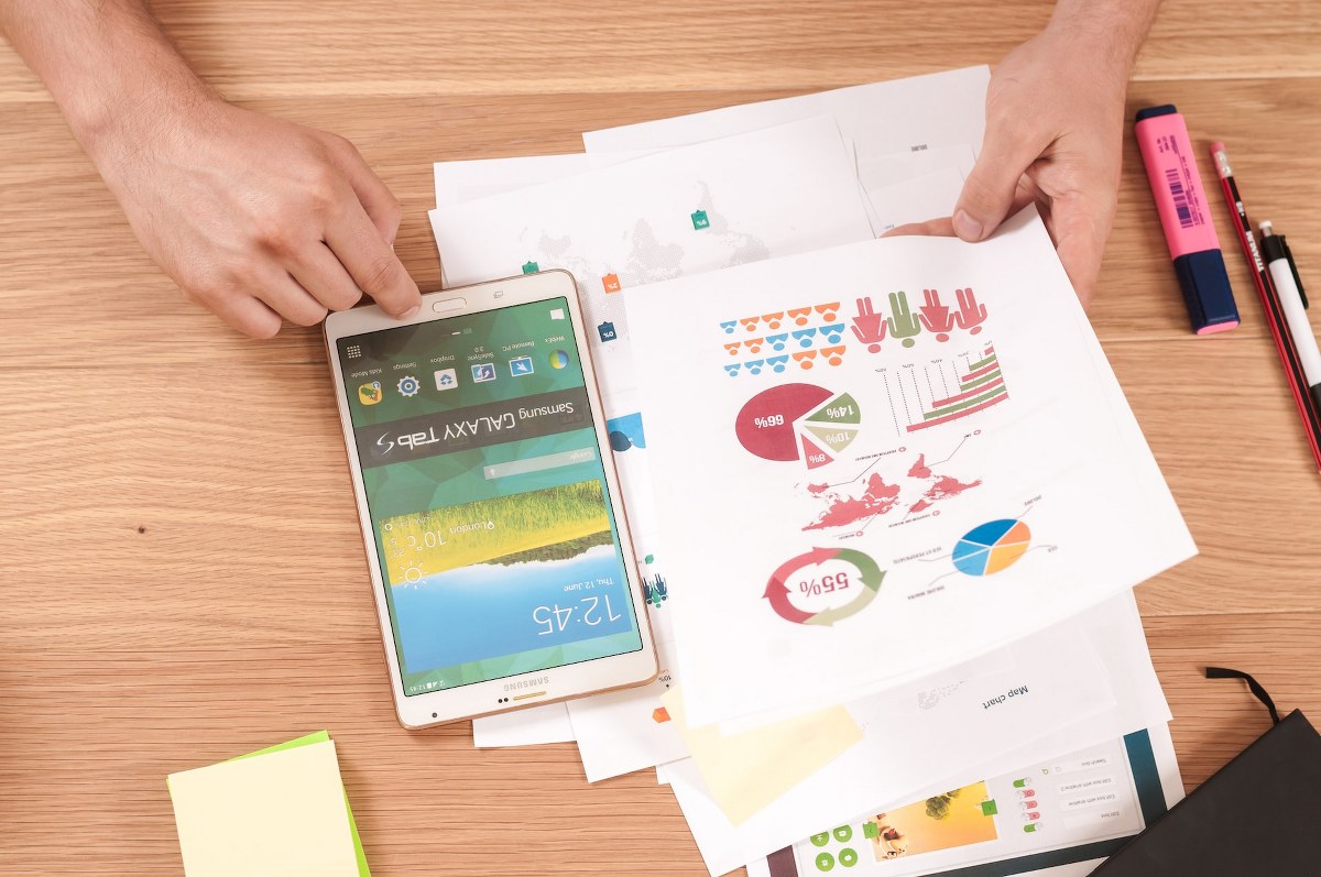 A person working on sales pipeline management.