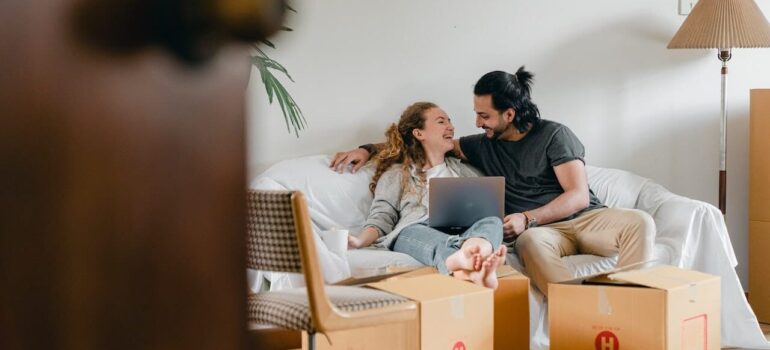 People preparing for a relocation.