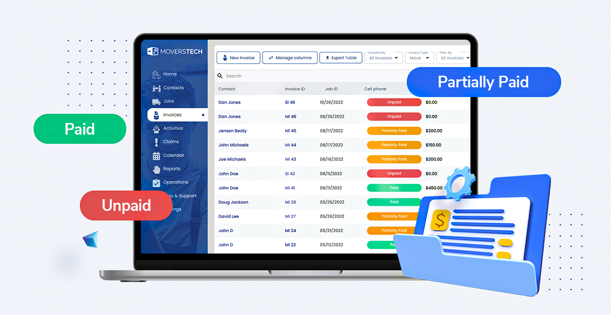 MoversTech CRM and all features