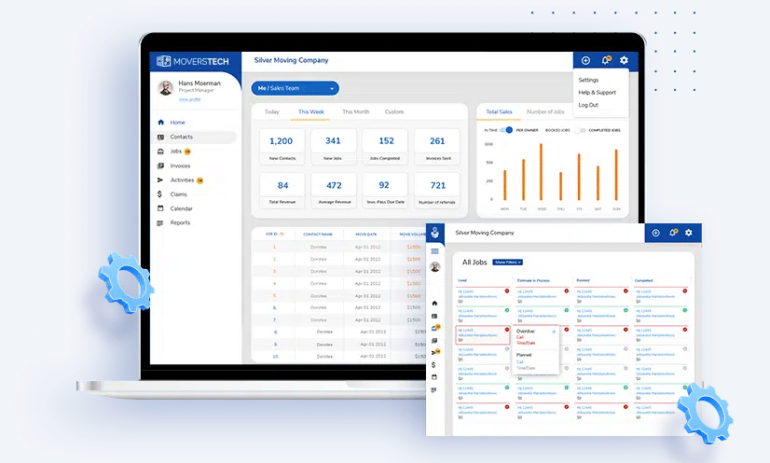 moverstech dashboard